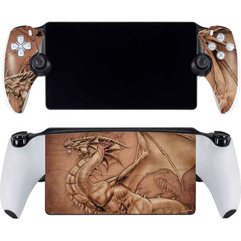 Dragon Parchment by Tom Wood PlayStation PS5 Skins